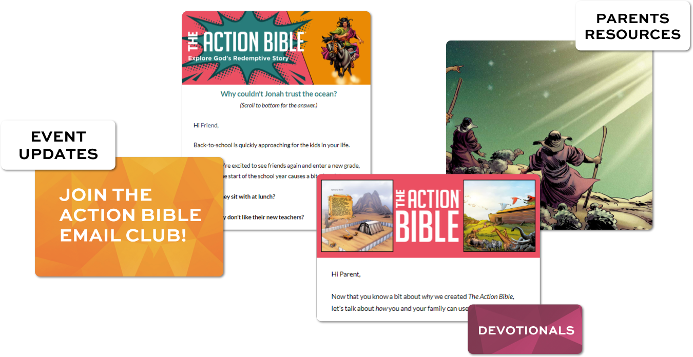 Join The Action Bible Email Club